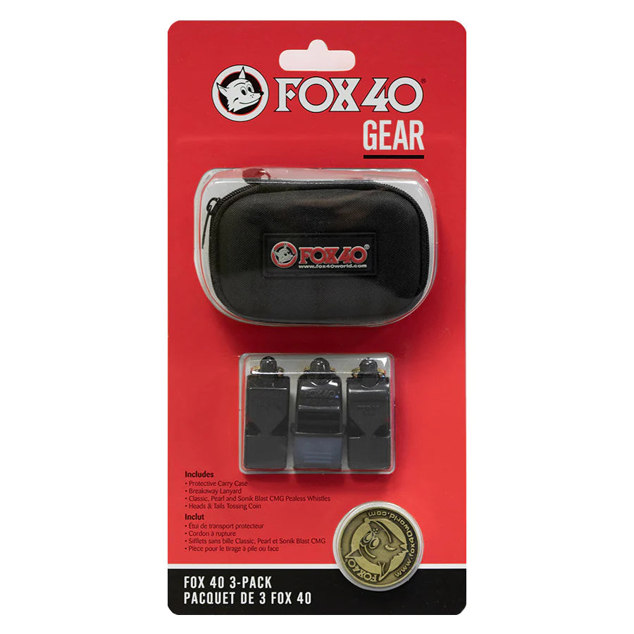 Fox 40 3-pack whistle kit