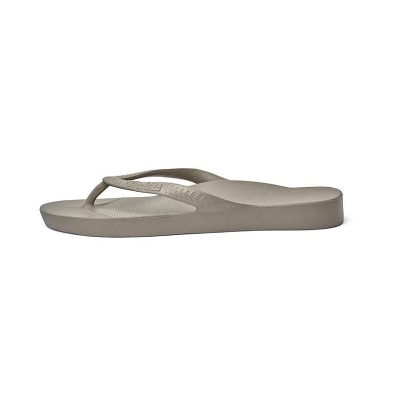 Archies Taupe Arch Support Thongs