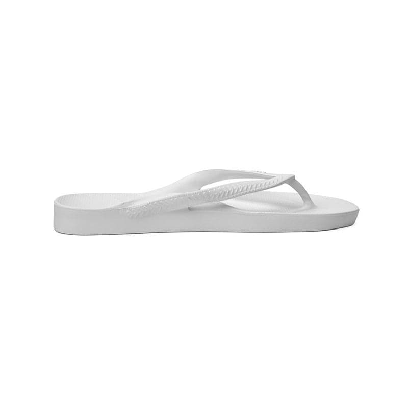 Archies White Arch Support Thongs