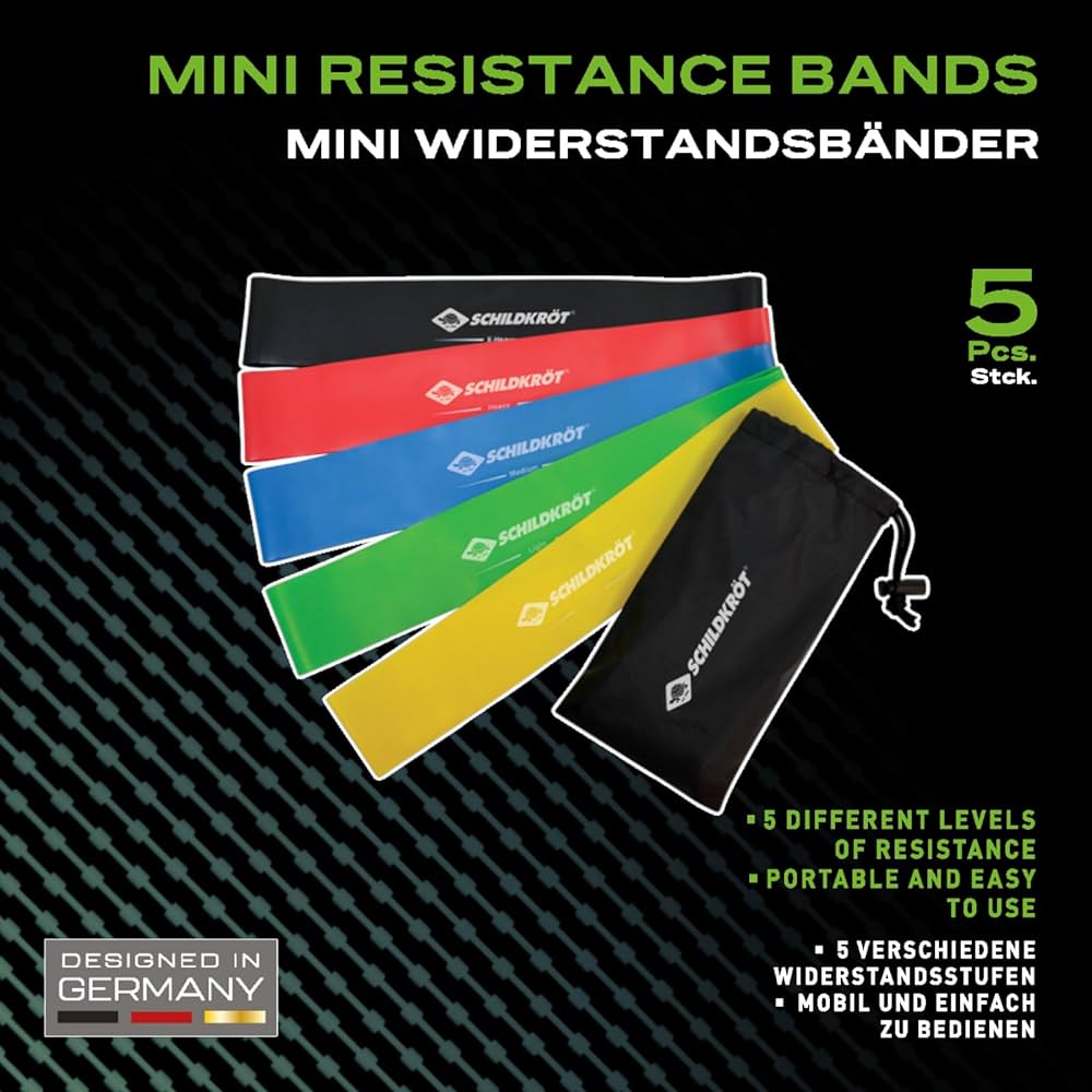 Mini Resistance Band Set of 5 - Schildkröt