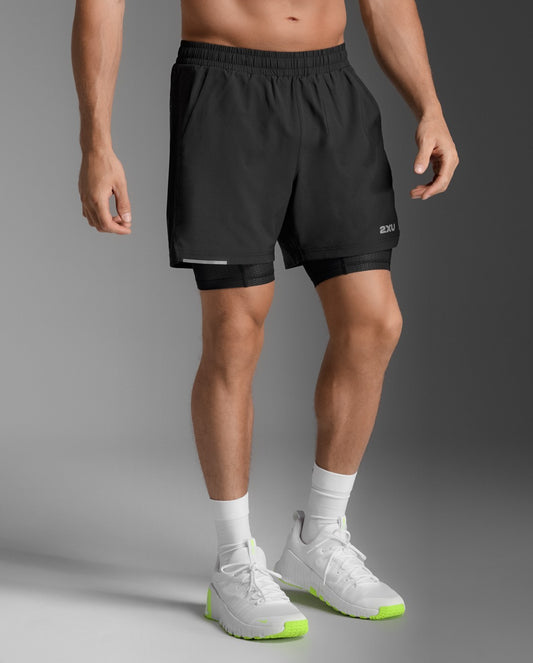 2XU Aero Mesh 2-in-1 5 Inch Shorts