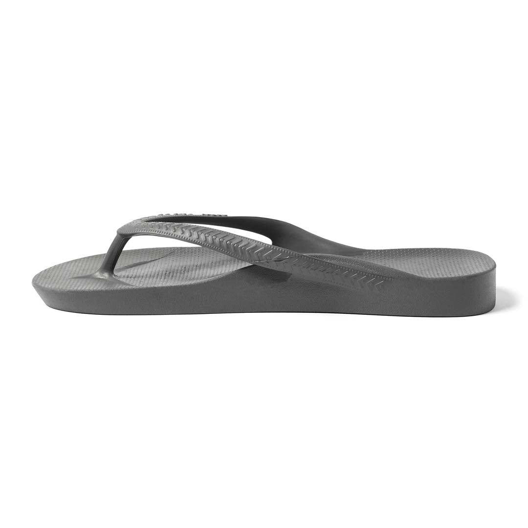 Archies Charcoal Arch Support Thongs