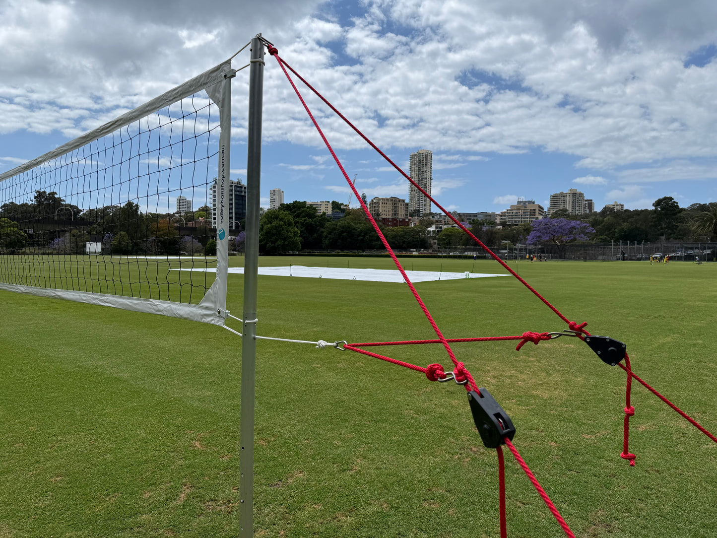 Grass Volleyball Net – VS-HD Portable Competition System