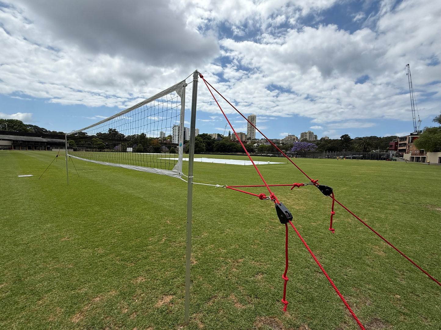 Grass Volleyball Net – VS-HD Portable Competition System