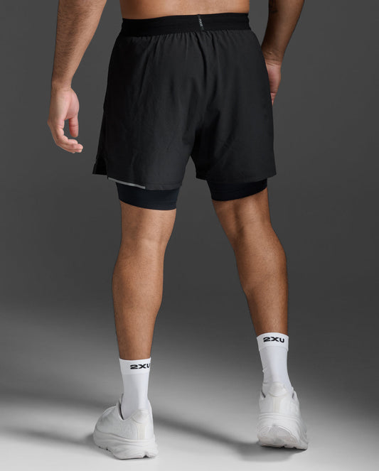 2XU Aero 2-in-1 5 Inch Shorts
