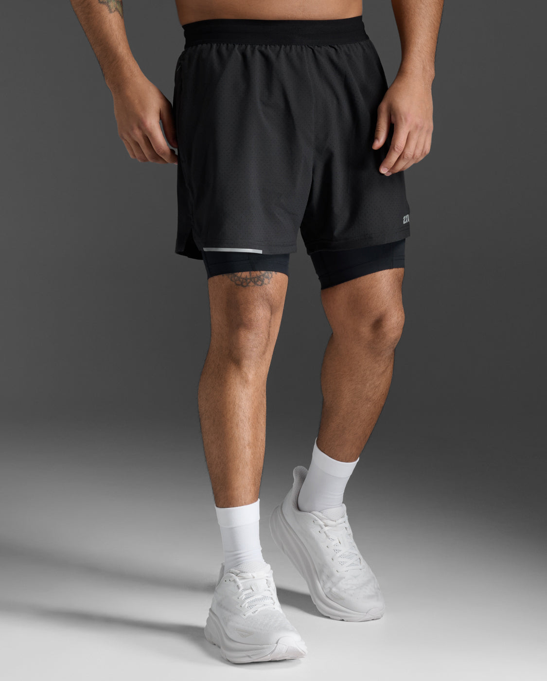 2XU Men's Aero 2-in-1 5 Inch Shorts