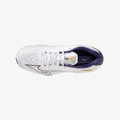 Mizuno Wave Lightning Z7 White / Blue Ribbon / MP Gold