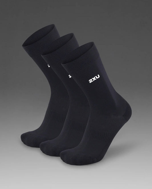 2XU Cotton Crew Socks 3 Pack