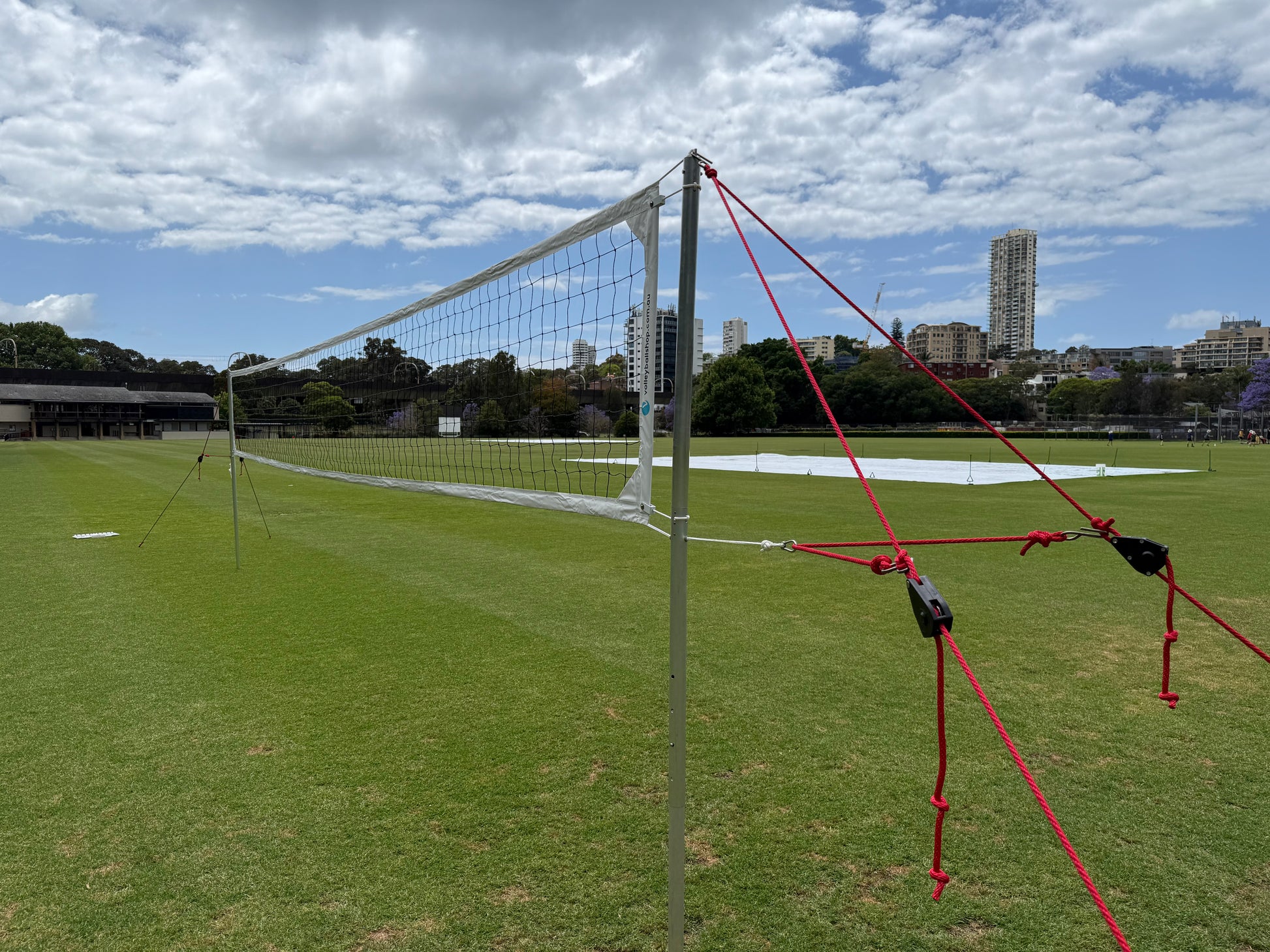 Grass Volleyball Net – VS-HD Portable Competition System
