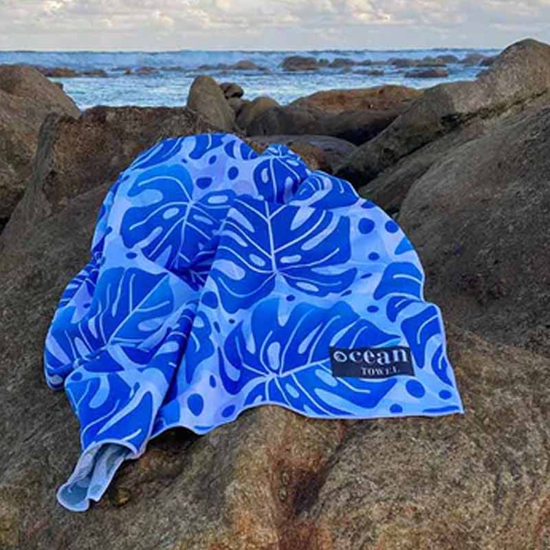 Blue Jungle Beach Towel