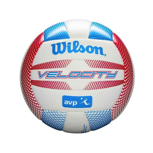 Wilson AVP Velocity Volleyball Red/White/Blue