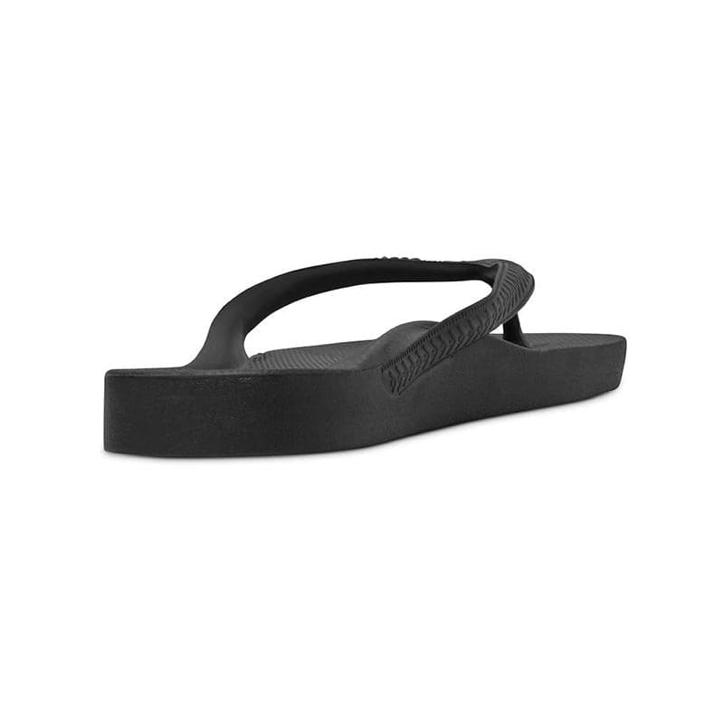 Archies Black Arch Support Thongs