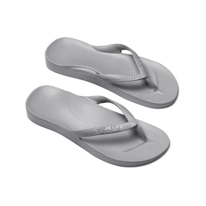 Archies Grey Arch Support Thongs