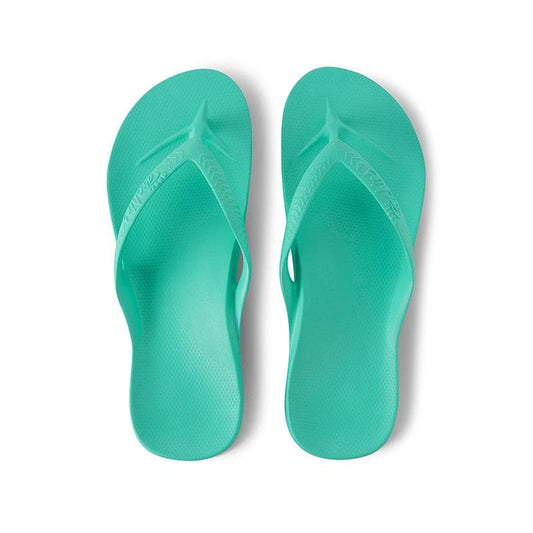 Archies Mint Arch Support Thongs