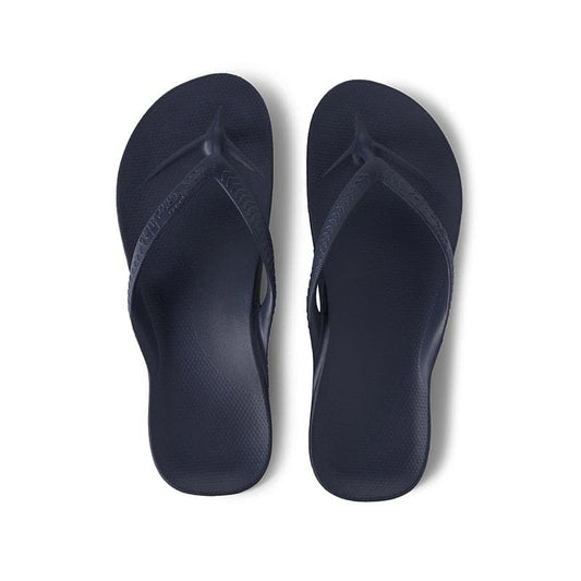 Archies Navy Arch Support Thongs