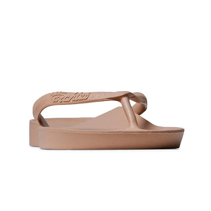 Archies Tan Arch Support Thongs